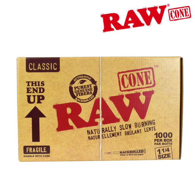 Picture of RAW CLASSIC PRE-ROLLED CONES 1¼ SIZE - Box of 1000