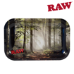 Picture of RAW SMOKEY TREES ROLLING TRAY - MINI- SMALL- LARGE