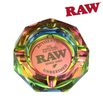 Picture of RAW RAINBOW GLASS ASHTRAY - DT
