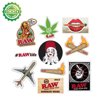 Picture of RAW STICKERS - 10 PACK